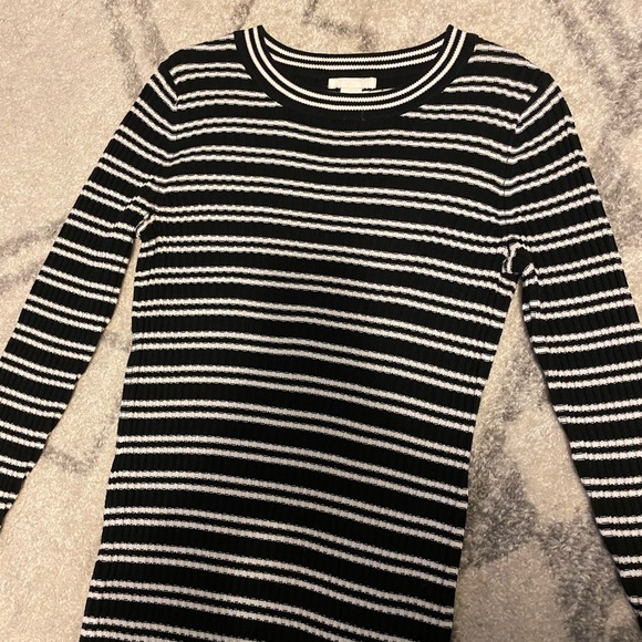 H&M Rib-Knit Striped Dress EUC - Picture 5 of 6